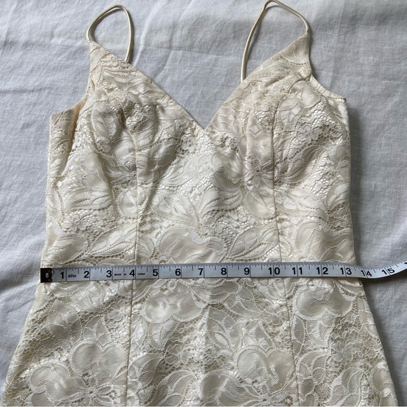 Vintage Jessica McClintock White Lace Dress - Picture 3 of 10